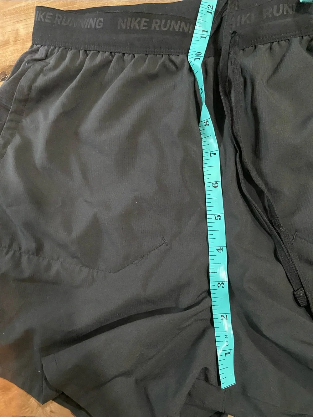 Nike Black Men’s Running Shorts with Reflective Swoosh